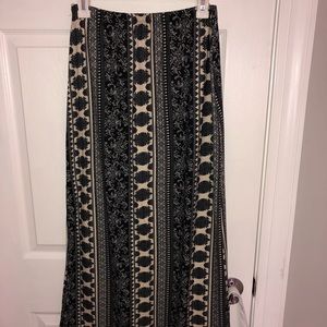 Stretch casual long skirt